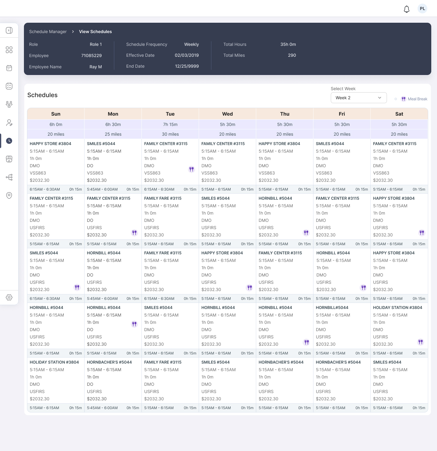 4 Schedule Manager - Preview Schedule Preview Schedule